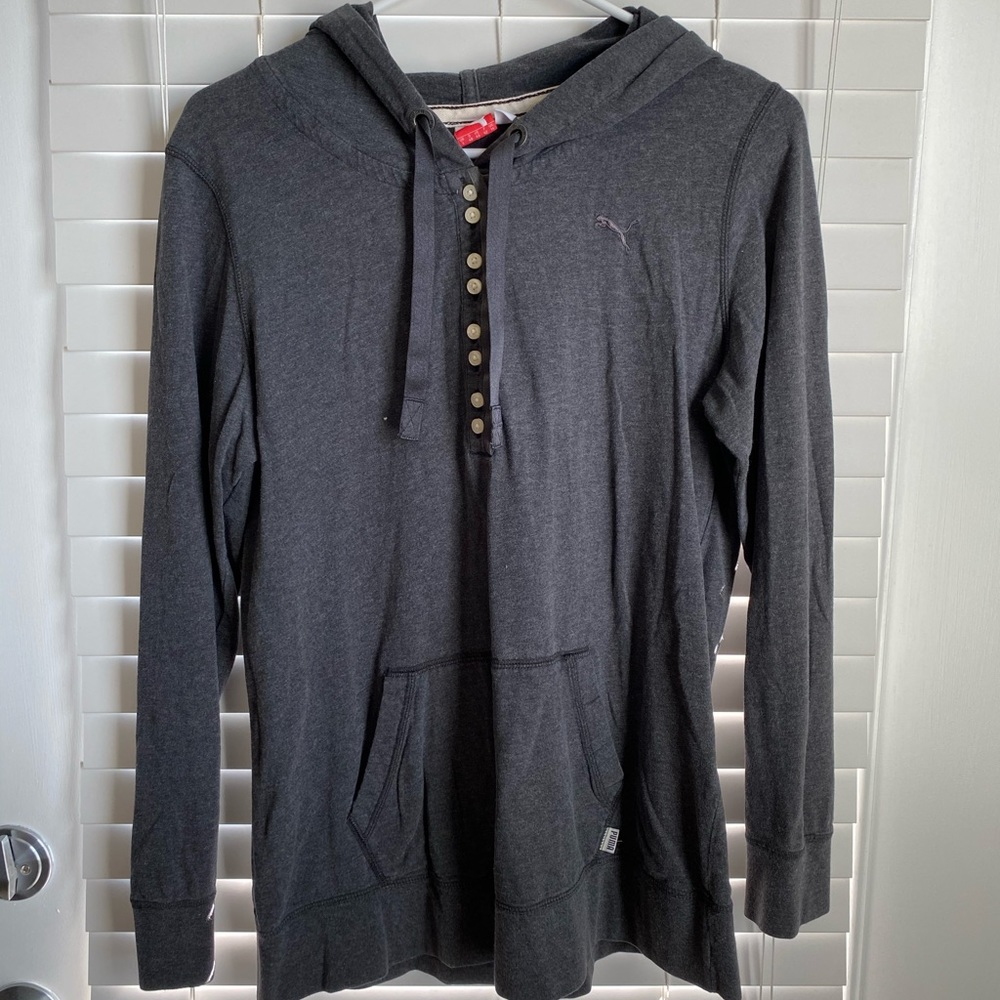 puma long sleeve shirt with hood